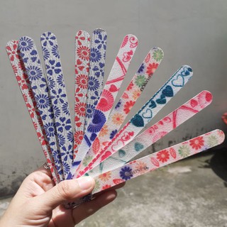 Combo 5 cái Dũa móng in hoa họa tiết (Ảnh thật)