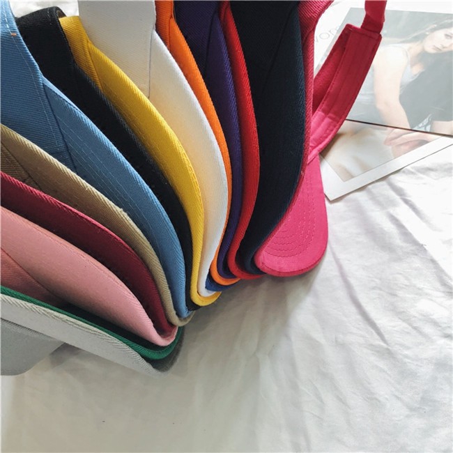 Mũ bóng chày màu trơn thời trang cho nữ