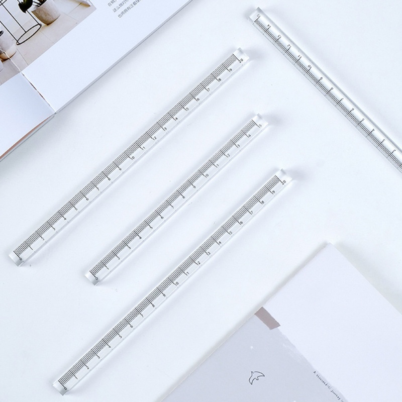 Thước Nhựa Học Toán Chính Xác 30cm Dành Cho Học Sinh