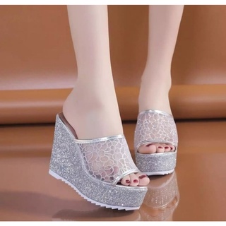 Dép đế xuồng phối ren 10f