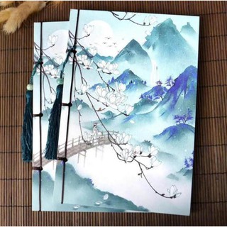 Sổ đứng cổ phong giấy kẻ dòng