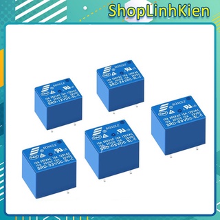Relay songle SRD 10A 5V/ 12v/ 24v/ rơ le SRD 10A 5 chân