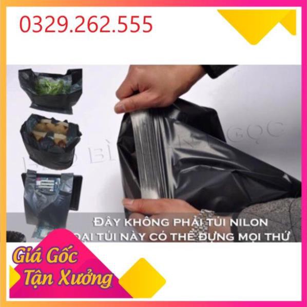 (Sale Khủng)  Túi siêu dai 1kg túi bóng đen túi đựng rác túi đóng hàng các kích cỡ