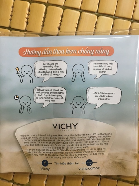 Kem chống nắng không gây nhờn rít vichy