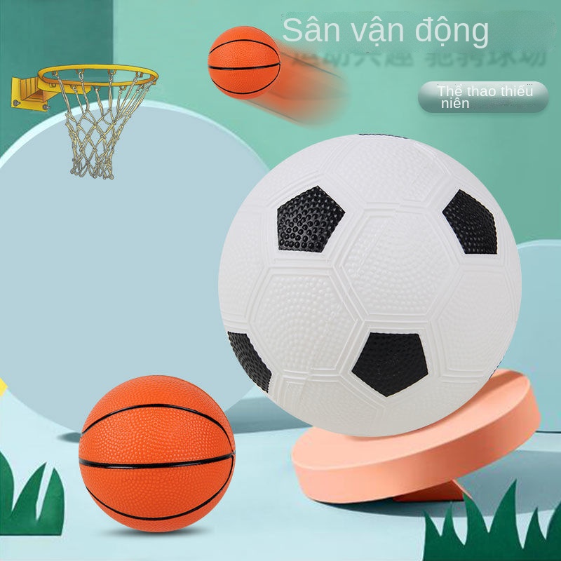┅◑Haha bóng quả bóng nhỏ bóng rổ bóng đá mẫu giáo tương tác giữa cha mẹ và con trẻ 1-3 tuổi trò chơi bóng đồ chơi trẻ em