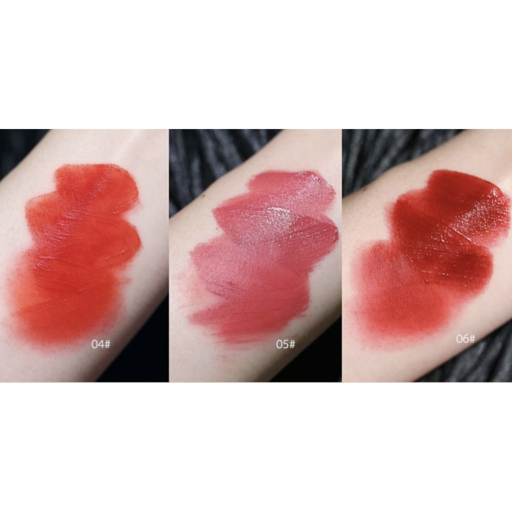 Son nội địa Trung Chính hãng Herorange Set 3 cây son kem lì  Fluffy Lip Glaze