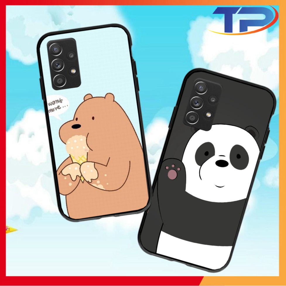 [ Siêu Rẻ ] Ốp lưng Samsung Galaxy A01 / A02S / A12 / A21S / A32 /A52 / A72 hình Gấu Bear Đáng Yêu 01