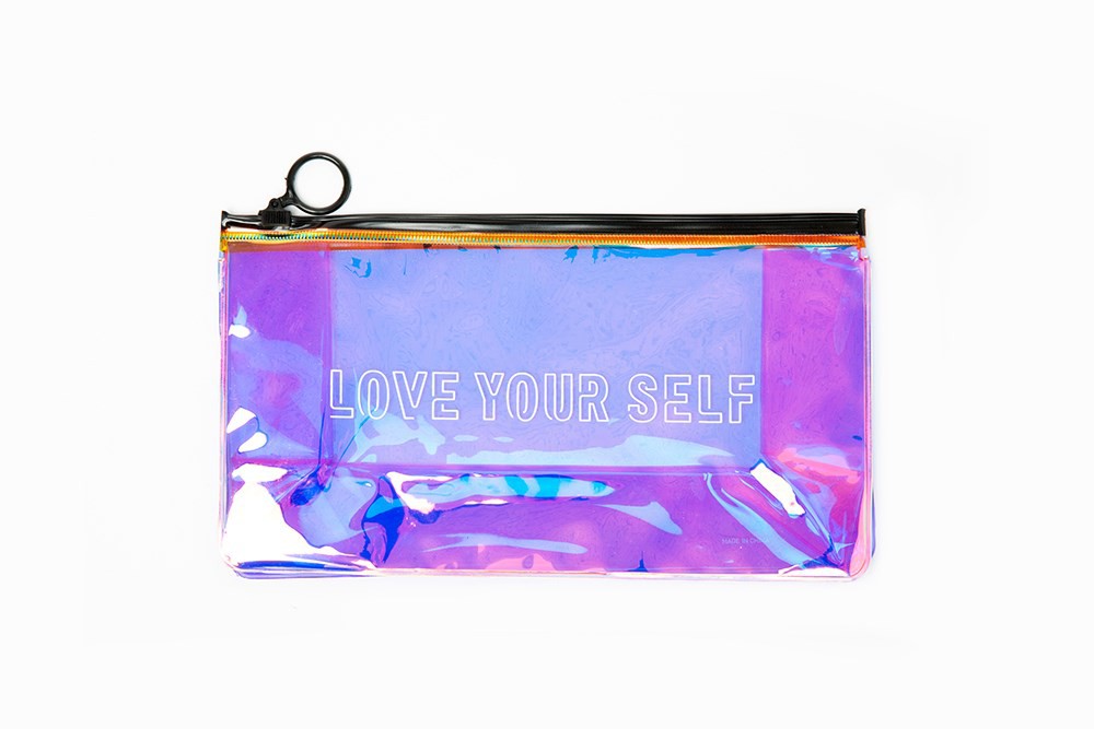 Túi Đựng Viết ARTBOX Hàn Quốc Có Dây Kéo Love Your Self Thời Trang