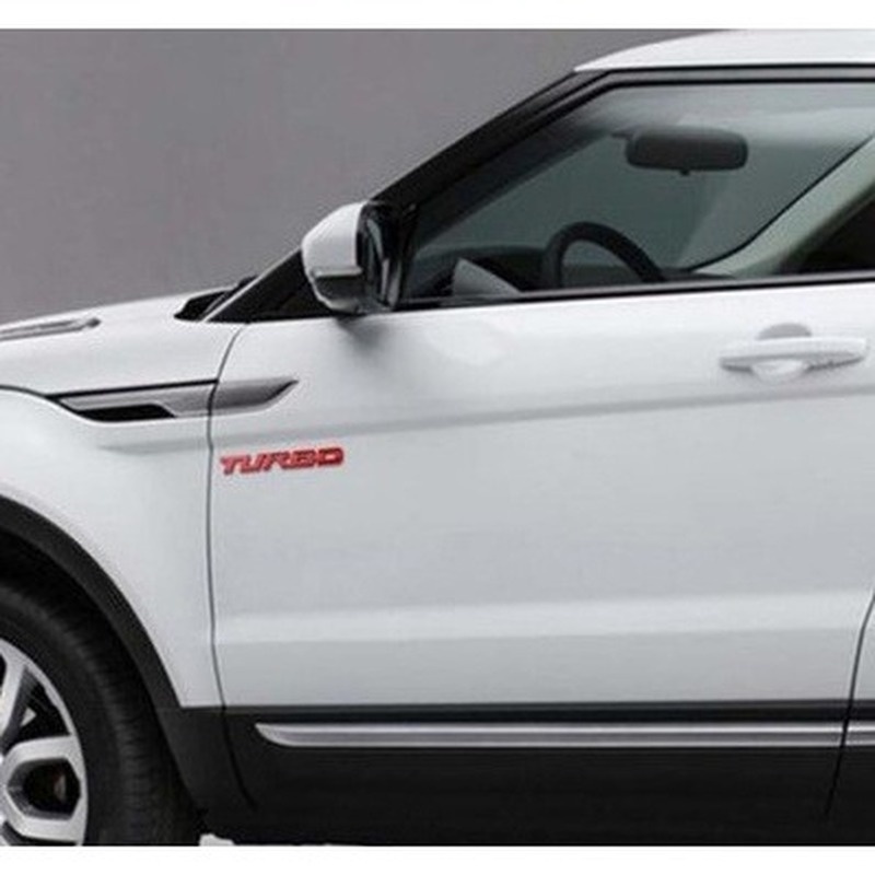 Chữ TURBO 3D Kim Loại - Trang Trí Xe Ô Tô Loại Đẹp