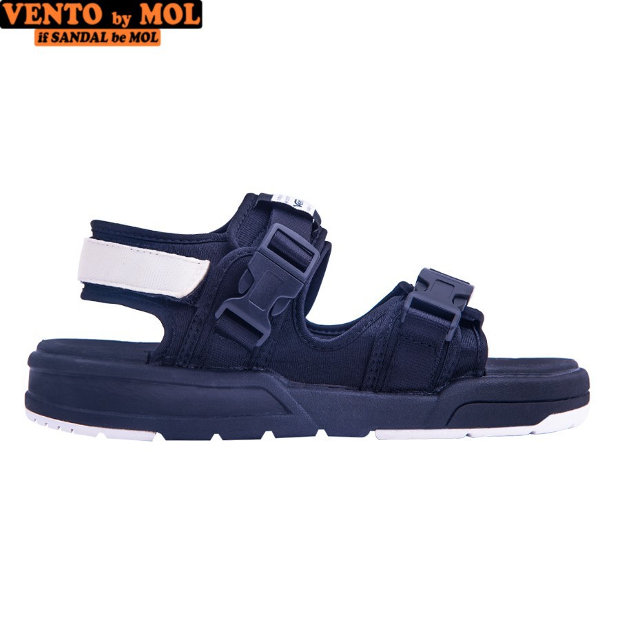 Giày sandal Vento nam nữ 2 quai ngang vải dù cho cặp đôi có quai hậu cố định mang đi học du lịch NV1002RB