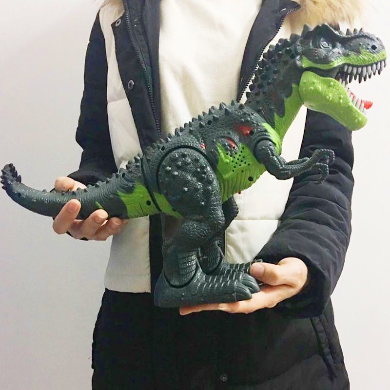 ♚◄❦Đồ chơi khủng long chạy điện có thể đi lại và đẻ trứng Khủng long bạo chúa rex mô phỏng kỷ Jura mô hình động vật lớn