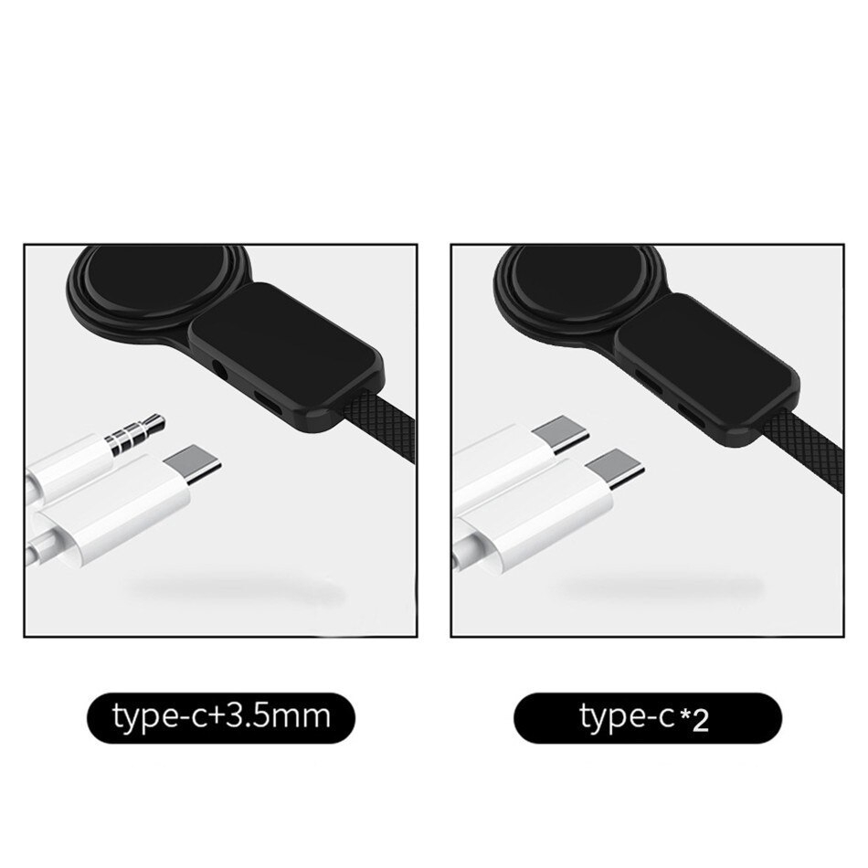 Bộ Chuyển Đổi TypeC OTG Sang Tai nghe Jack 3.5mm Hỗ Trợ Sạc Nhanh Có Giá Đỡ Nhẫn Cho Huawei Samsung Xiaomi