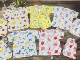 Bộ cotton giấy cho bé 110k/3b