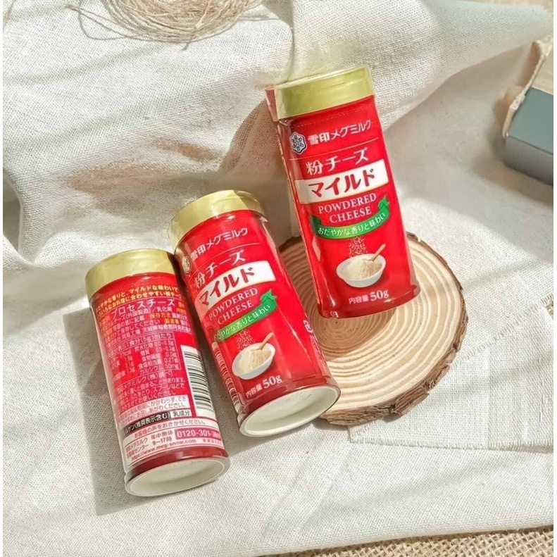 Bột phô mai rắc Meg 50g Nhật Bản Thơm Ngon Cho Bé ( Date 2/2023)