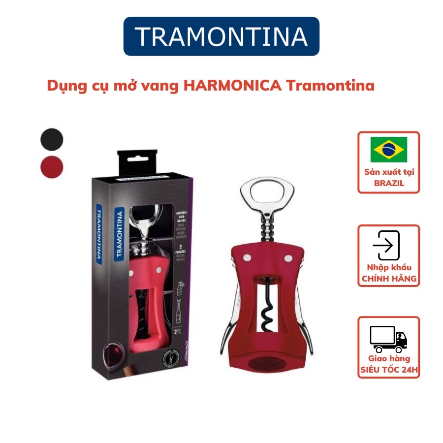 Mở vang khui vang Tramontina HARMONICA hàng cao cấp chính hãng nhập khẩu Brazil