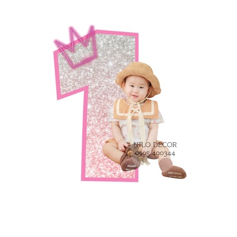 Hình chibi sinh nhật  cao 25cm, thiết kế chibi sinh nhật cho bé trang trí tiệc sinh nhật