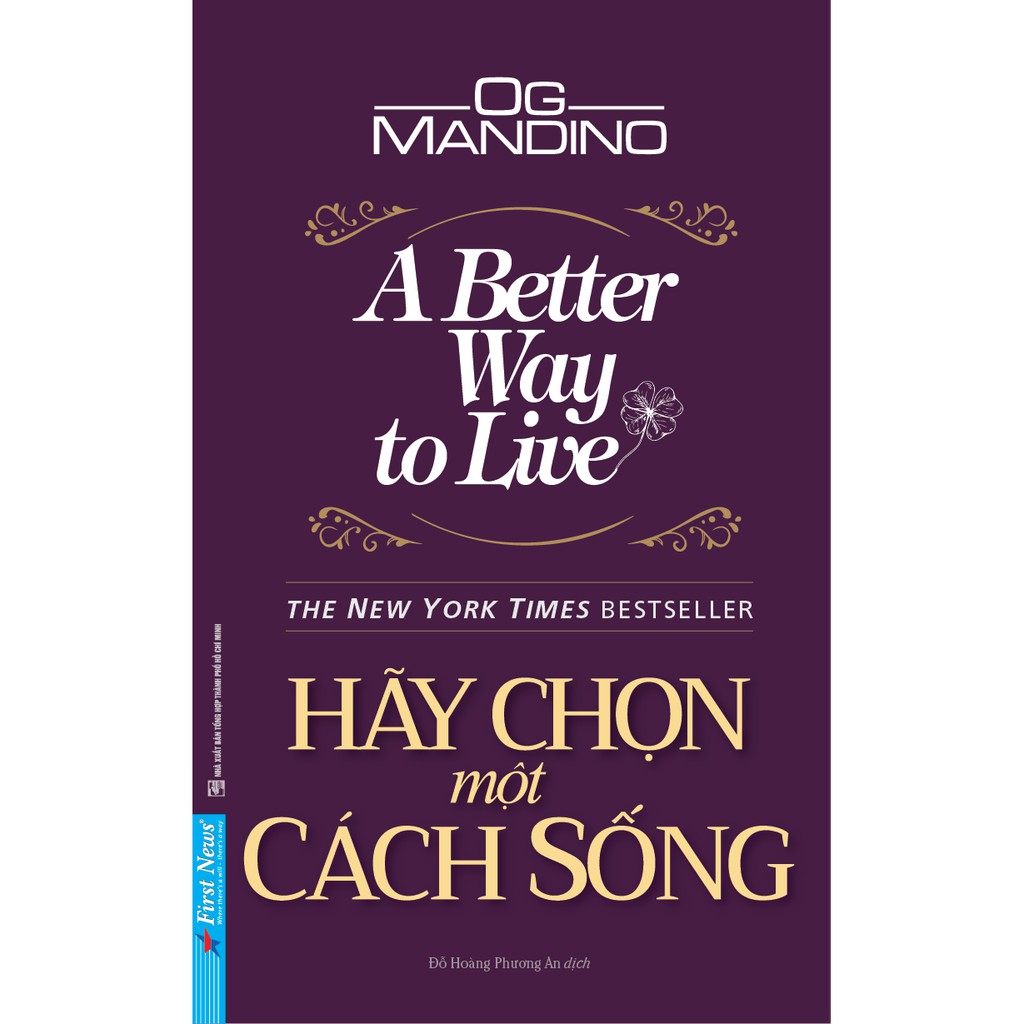 Sách Hãy Chọn Một Cách Sống - First News - FIN