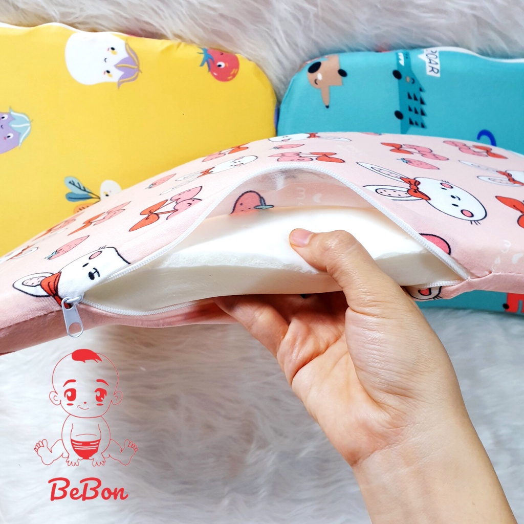 Gối Cao Su Non Cho Bé - Giúp Bé Ngủ Ngon Kích Thước 45cmx25cm