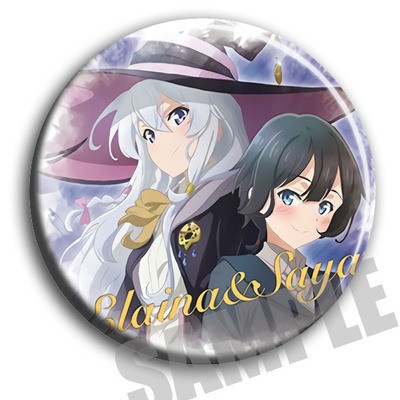 Combo 6 huy hiệu cài áo IN HÌNH Majo no Tabitabi Hành trình của Elaina anime chibi dễ thương m2