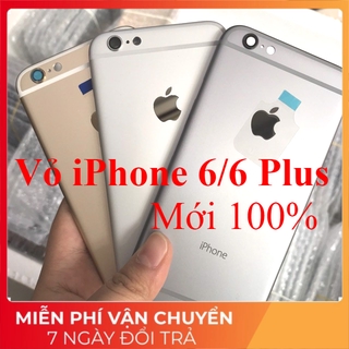 BỘ VỎ IPHONE 6 / 6 PLUS / 6S / 6S PLUS, BỘ SƯỜN IPHONE 6 / 6 PLUS / 6S / 6S PLUS, MỚI 100% CÓ KÈM PHÍM VOL + KHAY SIM