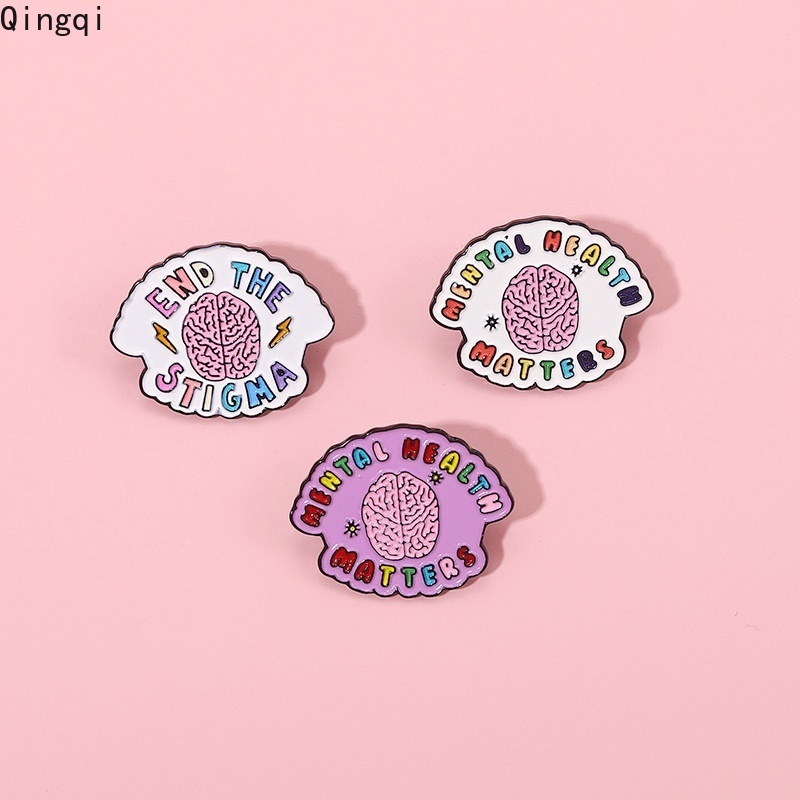 Huy hiệu cài áo MISS ZOE hình bộ não hoạt hình nhiều màu sắc xinh xắn