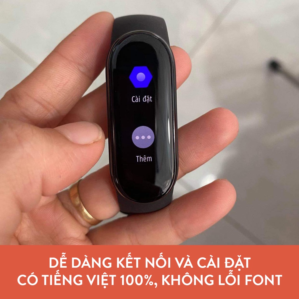 Đồng hồ thông minh Xiaomi Mi Band 6, Vòng đeo tay Miband 6 theo dõi sức khỏe, Chính Hãng có tiếng Việt