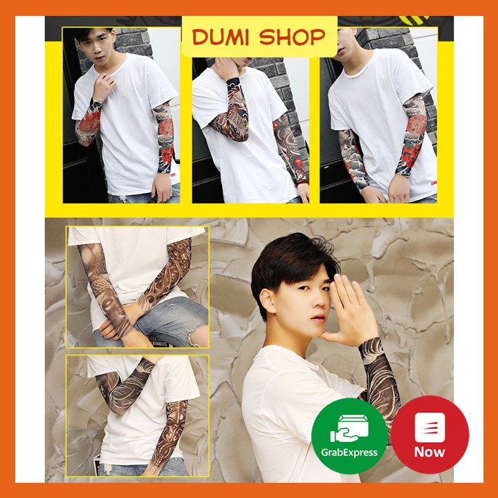 Găng Ống Tay Áo In Họa Tiết Tattoo Chống Nắng – Dumi Shop