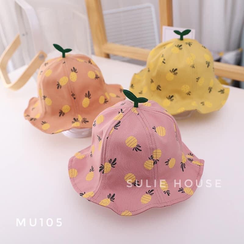 Mũ rộng vàng quả dứa - MU105