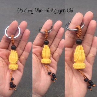 Móc khóa chắp tay sen