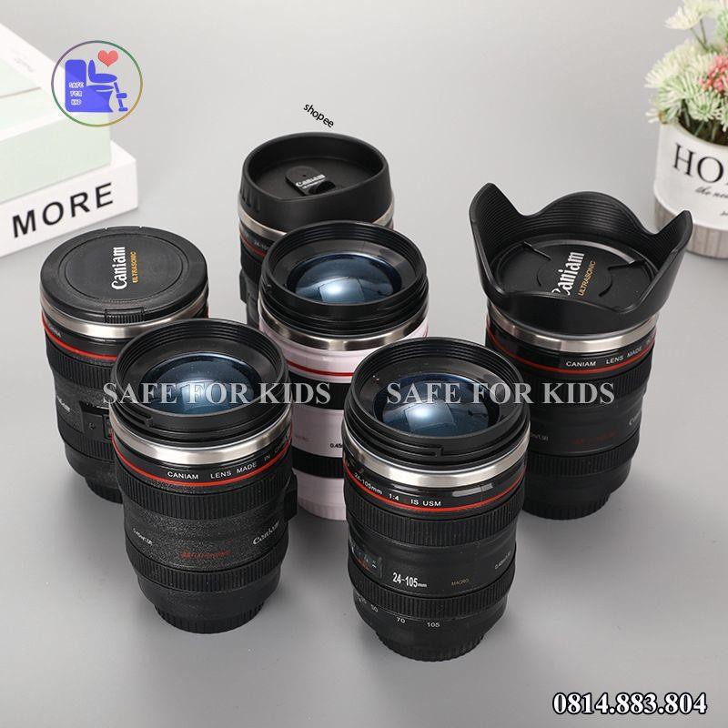 Cốc Giữ Nhiệt Cà Phê Tự Động Khuấy Hình Ống Kính Lens Máy Ảnh, thương hiệu mới 100%, chất lượng tốt