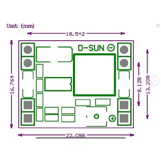 Mô Đun Hạ Áp DC-DC Mini 3A LM2596S