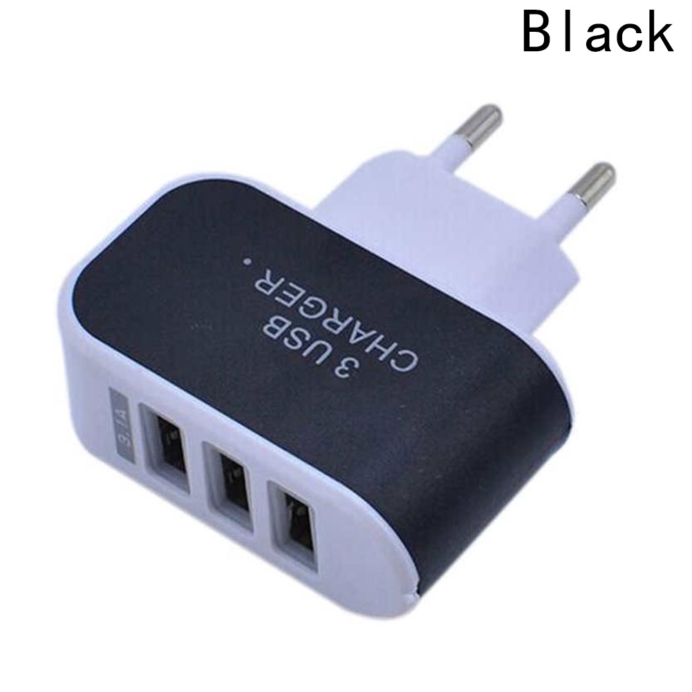 Củ sạc điện thoại/máy tính bảng cổng USB AC 5V A 3USB màu kẹo