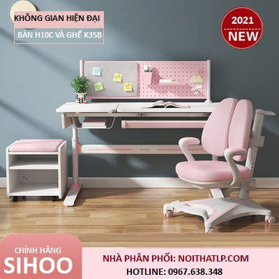 Bàn Chống Gù H10C [Chính hãng SIHOO]_Bàn học chống gù chống cận thông minh