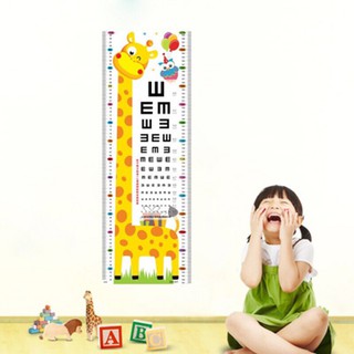 Decal dán tường thước đo chiều cao cho bé