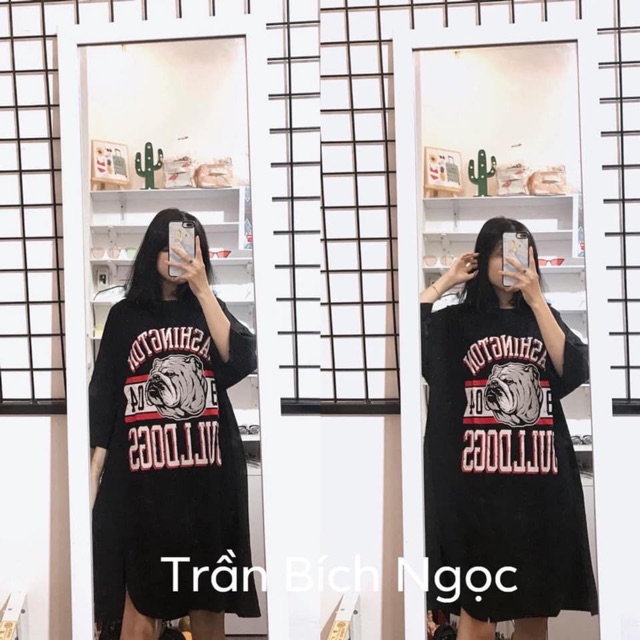 NEW 2021 ĐẦM THUN SUÔNG BULLDOG OVERSIZE DRESS - ĐẦM FROM RỘNG RẺ VÔ ĐỊCH