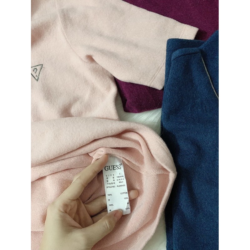 Áo nỉ bông viền cổ xuất dư xịn | BigBuy360 - bigbuy360.vn