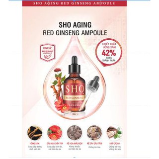 Tinh chất chống lão hóa hồng sâm SHO Red Ginseng Aging Red Ginseng Ampoule