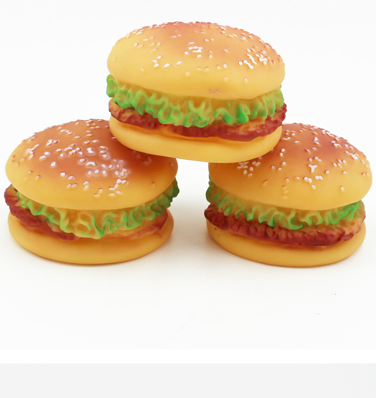 Bánh hamburger đồ chơi vui nhộn cho thú cưng