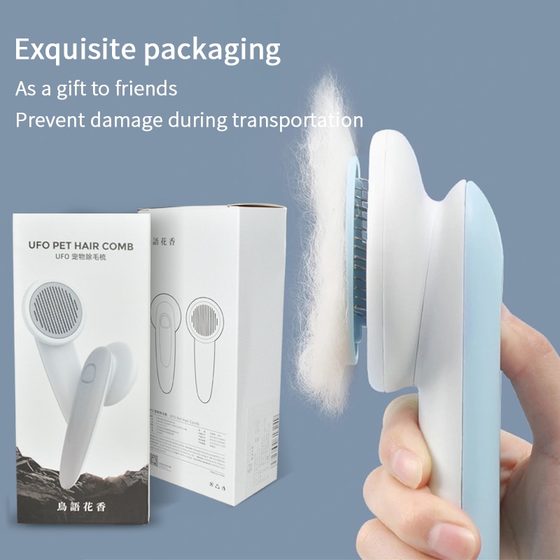 Lược Chải Lông Mát Xa Cho Thú Cưng Bằng Thép Không Gỉ