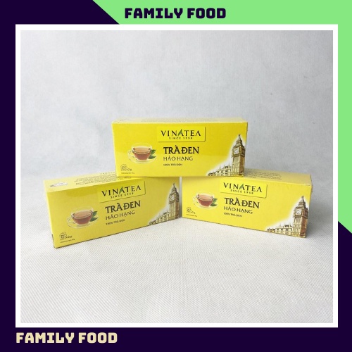 Trà Vinatea đen hảo hạng hộp vàng 50g
