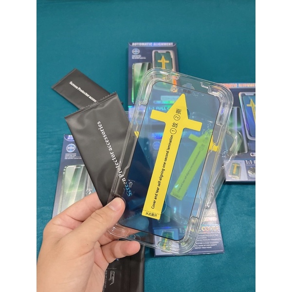 Cường Lực iPX - iP13Promax Có Khung Tự Dán Siêu Xịn | Chống Bụi Màn Loa | Viền Mỏng Loại Tốt Nhất