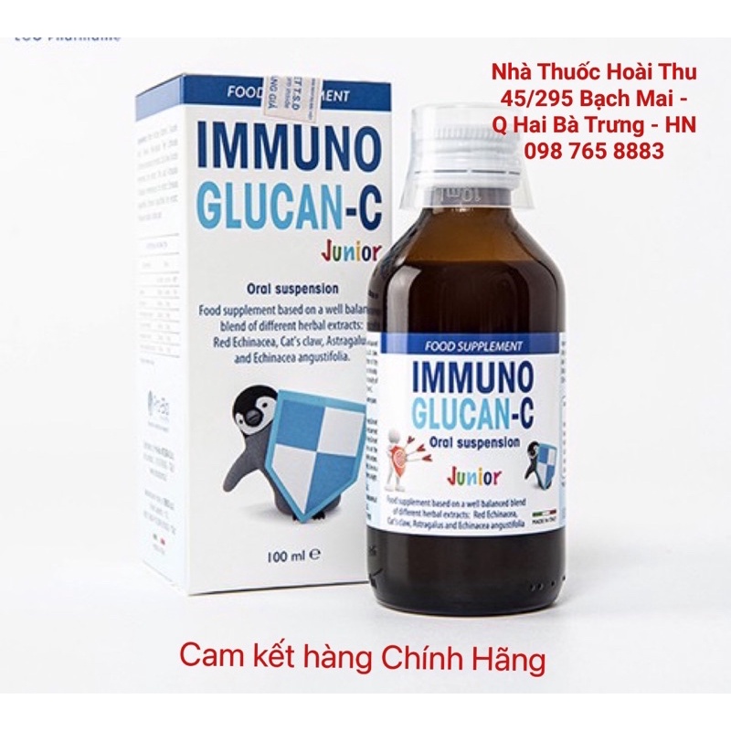 [ Kèm Quà Tặng] Immuno Glucan C - Tăng miễn dịch , tăng đề kháng ( Chính Hãng Italy)