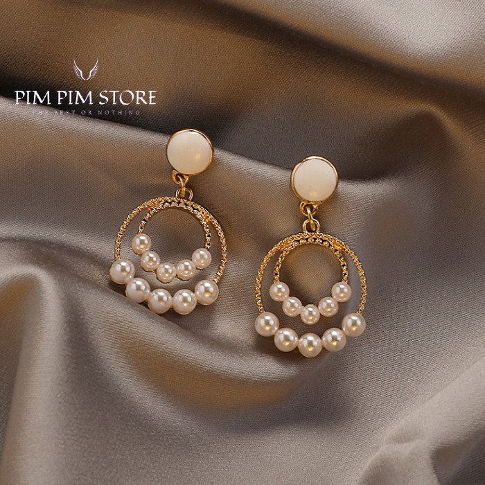 Bông tai nữ Hàn Quốc sành điệu trẻ trung cá tính giá rẻ phụ kiện thời trang