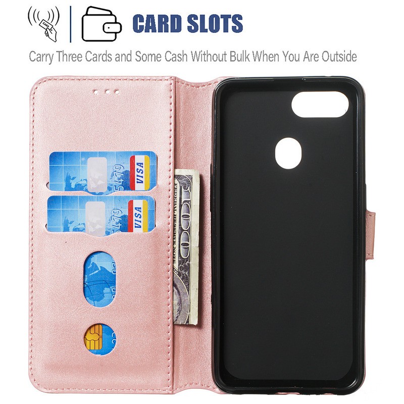 Bao da điện thoại nắp gập nhiều màu lựa chọn cho OPPO A73 A93 A91 2020 F11 Pro F9 F5 F1s A83 Reno 2F Reno3 Flip Leather Cover | YYT 32- 36 | BigBuy360 - bigbuy360.vn