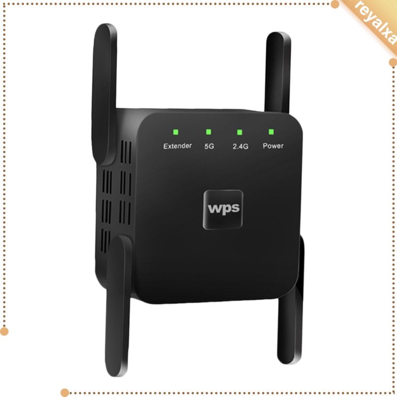 Bộ Khuếch Đại Sóng Wifi Không Dây 1200mbps 2.4g 5g 4 Phích Cắm Eu