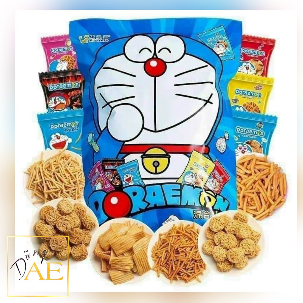 Bánh snack Doraemon khổng lồ - Bim bim Doraemon siêu to - 36 gói