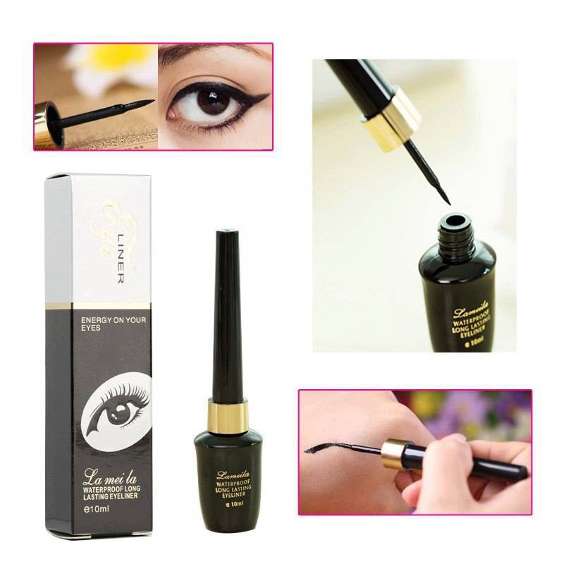 Bút Kẻ Mắt Nươc [ Free Đổi Trả ] Bút Kẻ Mắt Nước Waterproof Eyeliner 10ml Lameila, Không Thấm Nước | BigBuy360 - bigbuy360.vn