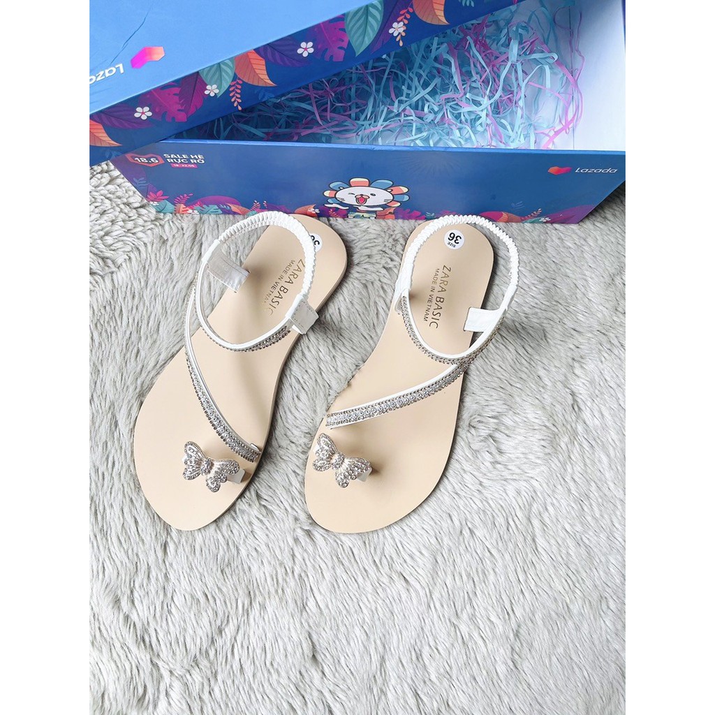 Sandal nữ, dép quai ngang nữ đi học, đi chơi thời trang , đế chống trơn truợt
