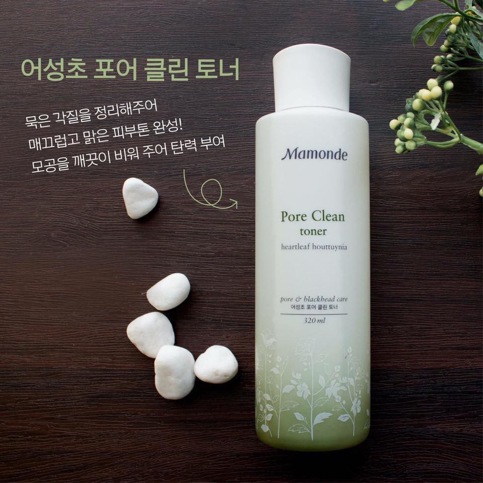 Nước hoa hồng cho da mụn Mamonde Pore Clean Toner