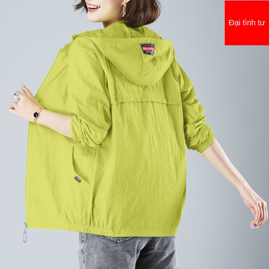 Quần áo chống nắng nữ kiểu dáng trung niên mùa hè 2021 phiên bản mới của Hàn Quốc tia cực tím rộng rãi cỡ lớn m
